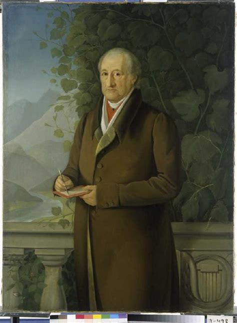 Johann Wolfgang von Goethe - Johann Joseph Schmeller as art print or hand painted oil.