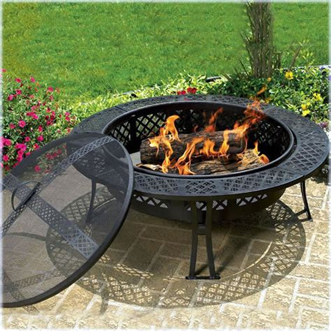 CobraCo Diamond Mesh Fire Pit with Screen and Cover $113.89 from $249.99