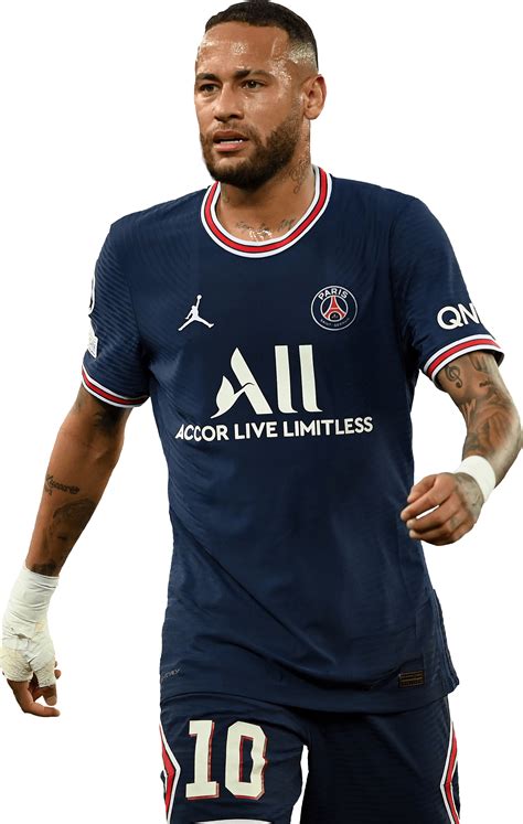 Neymar Paris Saint-Germain football render - FootyRenders