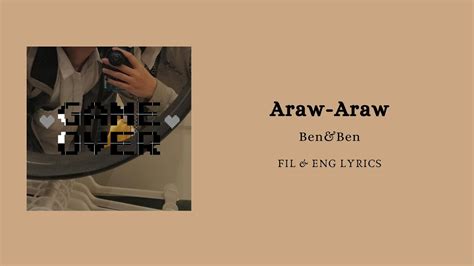 Araw-Araw (Everyday) - Ben&Ben (FIL/ENG) Lyrics - YouTube