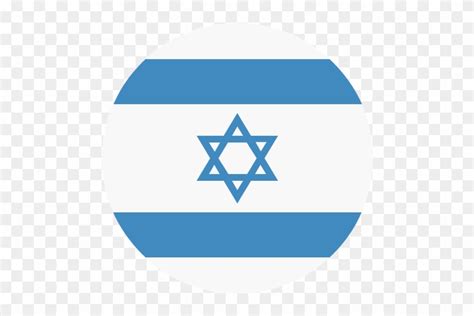 Israel Flag Vector Emoji Icon - Israel Flag - Full Size PNG Clipart ...