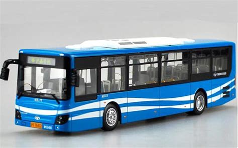 Diecast Daewoo ShangHai City Bus Model 1:43 Scale Blue [VB1A376]