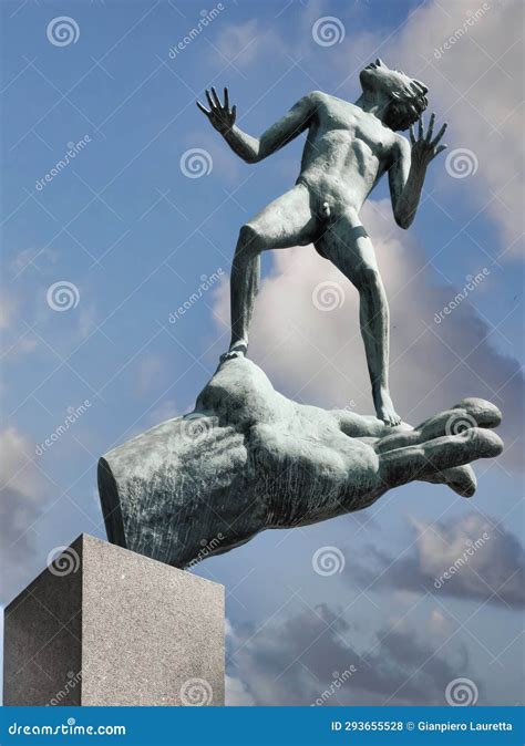 The Sculpture Called "Hand of God" in the Sculpture Garden in the ...