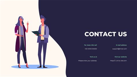 Contact Us Page Template|Single Slides