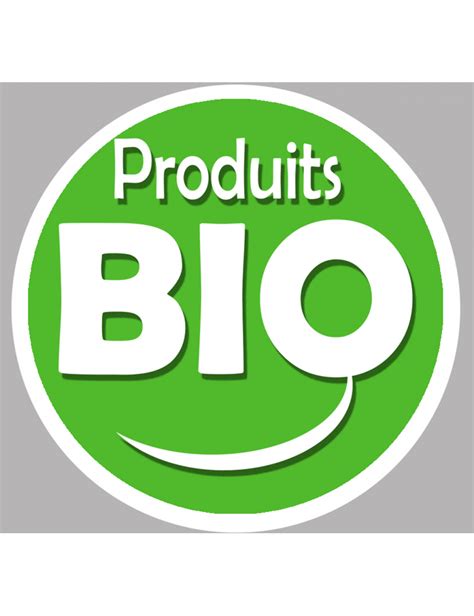 produit bio (10cm) - Sticker / autocollant