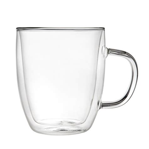 GODINGER 16 oz. Double Glass Coffee Mug-18104 - The Home Depot