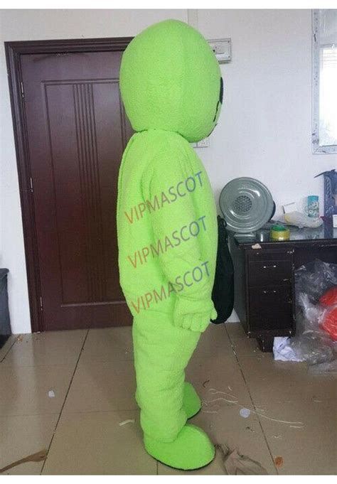 Halloween Green Mascot Costume Cosplay Party Dress Clothing Carnival Adults