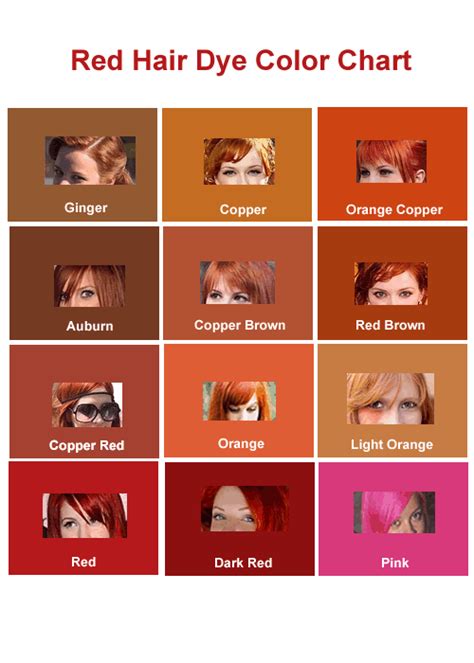 [Label 2] Red hair dye color chart | imdelgado fasion style