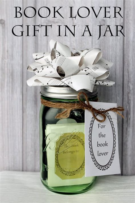 Book Lover Gift in a Jar - The Country Chic Cottage