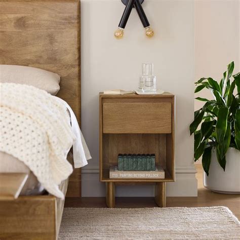 Anton Solid Wood Nightstand (16"–22") | West Elm