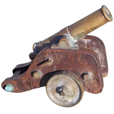 English Bronze Signal Cannon on Carriage, Circa 1830 at 1stDibs | english signal cannon, antique ...