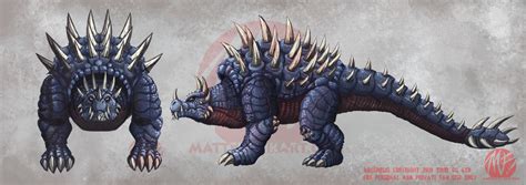 Anguirus turnaround by KaijuSamurai on DeviantArt