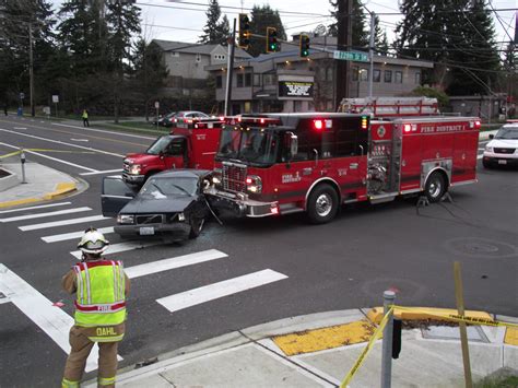 Fire truck collides with vehicle at 228th and 44th intersection ...