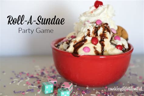 Ice Cream Sundae Party Game Idea | Making Life Blissful