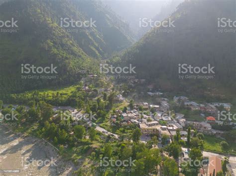 Aerial View Of Karakoram High Mountain Hills Nature Landscape Background Skardugilgit Pakistan ...