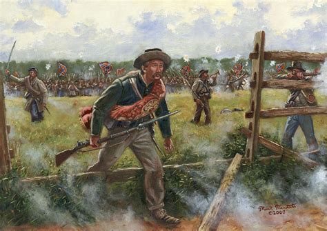 Confederate Skirmish Line By Mark Maritato | American Civil War ...