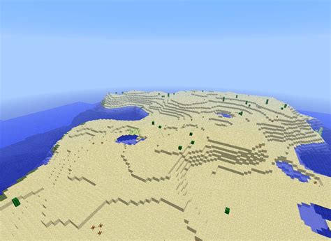 Deserted island survival Minecraft Map