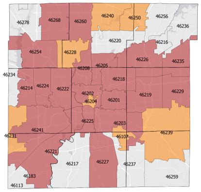 Marion County Indiana Zip Code Map - Get Latest Map Update