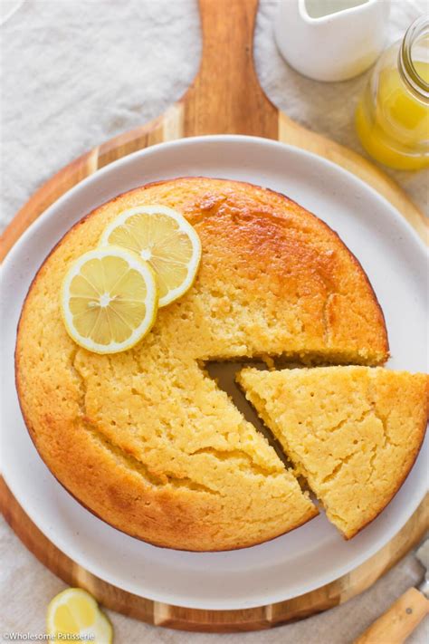 Easy Lemon Syrup Cake - Wholesome Patisserie