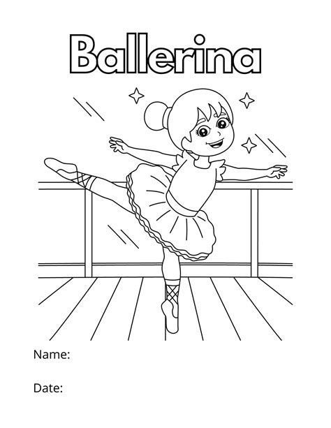 Ballerina coloring pages 💃 🎨 Inspire your little dancer's creativity!