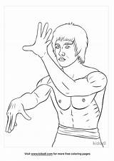 Free Bruce Lee Coloring Page  Printables Kidadl sketch template