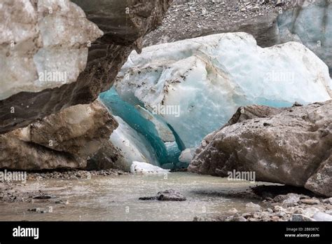 Pasterze Glacier at the Grossglockner Mountain, Austria's highest ...