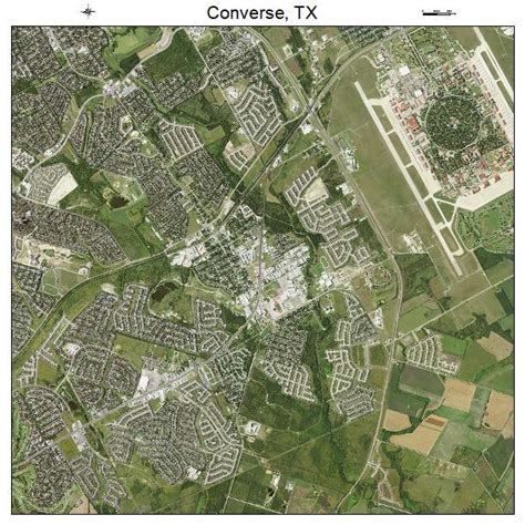 Aerial Photography Map of Converse, TX Texas