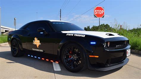 Texas Highway Patrol now has a 1,080-hp Dodge Challenger SRT Hellcat cruiser