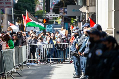 Pro-Palestinian Demonstrators Rally at SF's Israeli Consulate in Lead Up to Cease-Fire | KQED