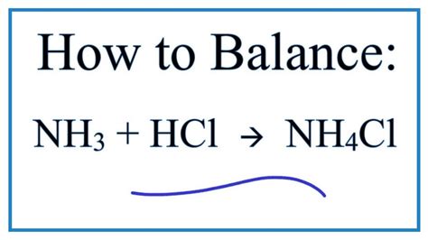 Unbelievable Ammonia + Hcl Equation Electric Potential Formula Class 12