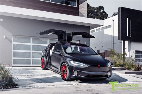 Black Tesla Model X - White Interior | Tesla model x, Tesla model ...