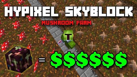 BRAND NEW Semi-AFK Mushroom Farm Design For Hypixel Skyblock Garden ...