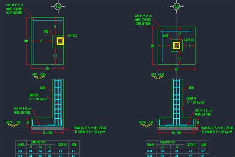 Contaminar sobras Sollozos plano de zapatas aisladas autocad queso ...