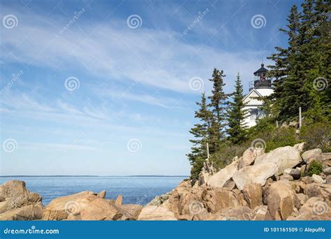 Bar Harbor in the Acadia National Park Stock Image - Image of beautiful ...