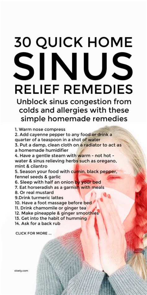 Natural Sinus Congestion Relief Remedies