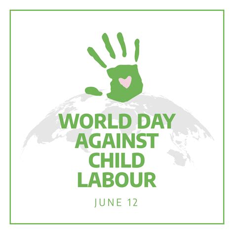 vector graphic of World Day Against Child Labour good for World Day Against Child Labour ...