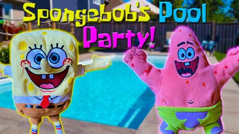 Spongebob’s Pool Party! - Spongebob Plush Ep4 - YouTube