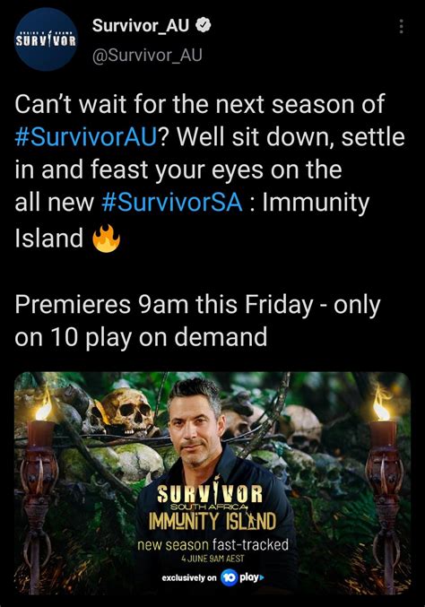 New Survivor South Africa season is being aired on 10Play : r/survivorau