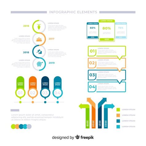 Premium Vector | Bar charts infographics