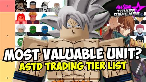 Most Valuable Unit? ASTD Trading Tier List October 2022! - YouTube