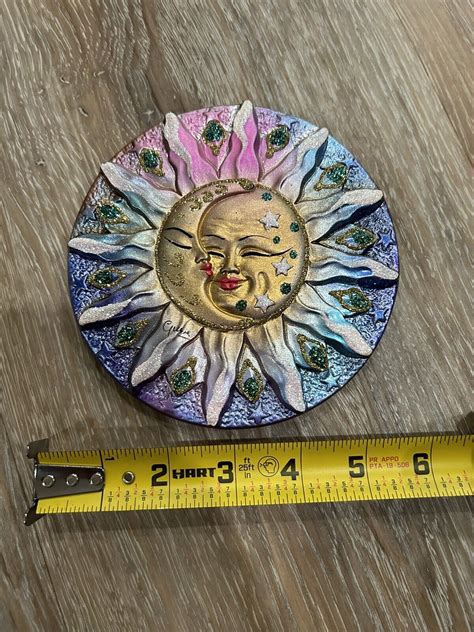 Original Venezia Sun & Moon Face Wall Decor Italy - Gem