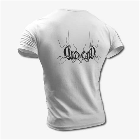 Coldworld T-Shirt, Coldworld Band Logo White Tee Shirt, Depressive Black Metal Merchandise ...