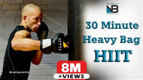 30 Minute Boxing Heavy Bag HIIT Workout – Fitness Eggs