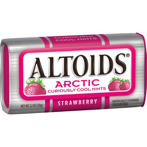 Altoids Arctic Strawberry Sugarfree Mints, 1.2 ounce - Walmart.com