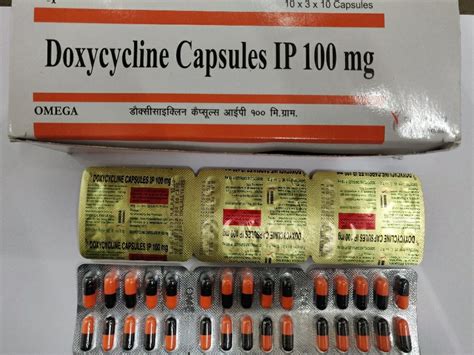 Omega Doxycycline 100mg Capsules at Rs 22/strip of 10 capsules ...