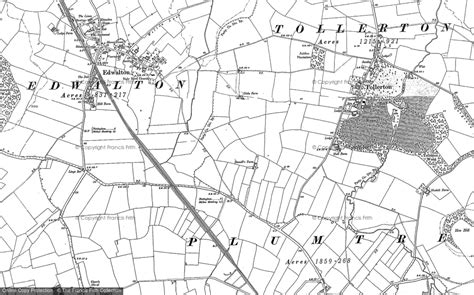 Old Maps of Tollerton, Nottinghamshire - Francis Frith