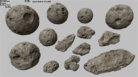 Asteroid 3D Model $25 - .obj - Free3D