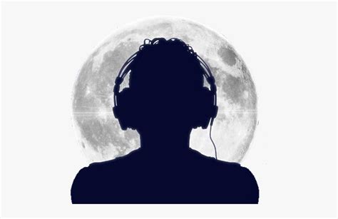 Silhouette With Headphones , Free Transparent Clipart - ClipartKey