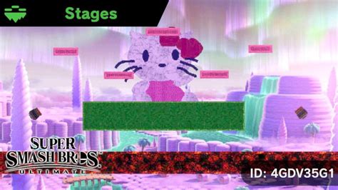 Made a Custom Hello Kitty Stage. : r/supersmashbros