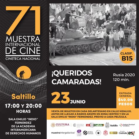 71 Muestra Internacional de Cine de la Cineteca Nacional "Queridos Camaradas" - Bienvenidos a ...
